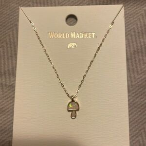 mushroom necklace